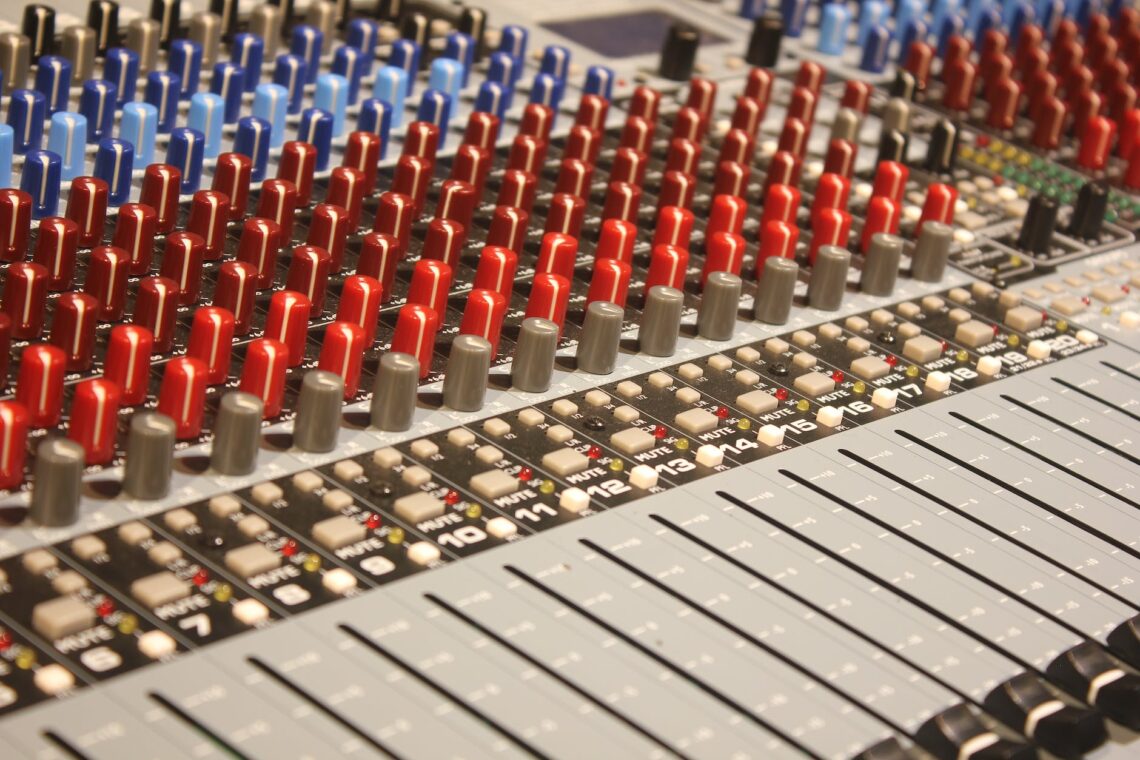 close up of a mixer