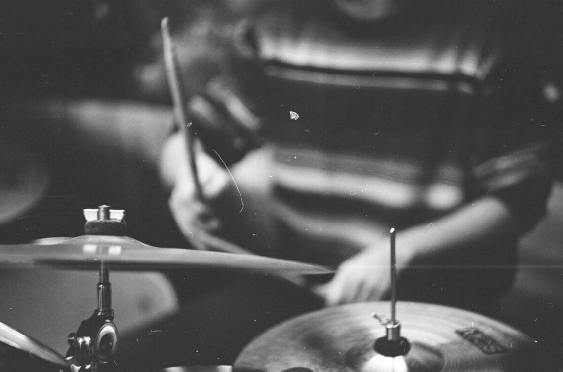 a drummer playing the drums